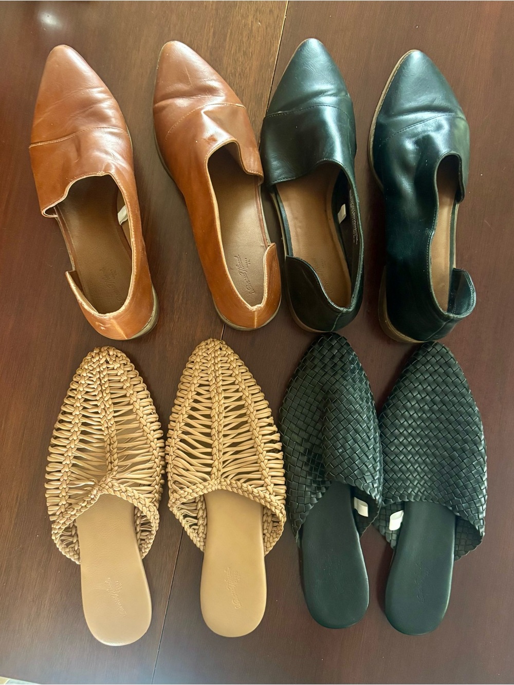 All size 10 women’s casual shoes; practically brand new.